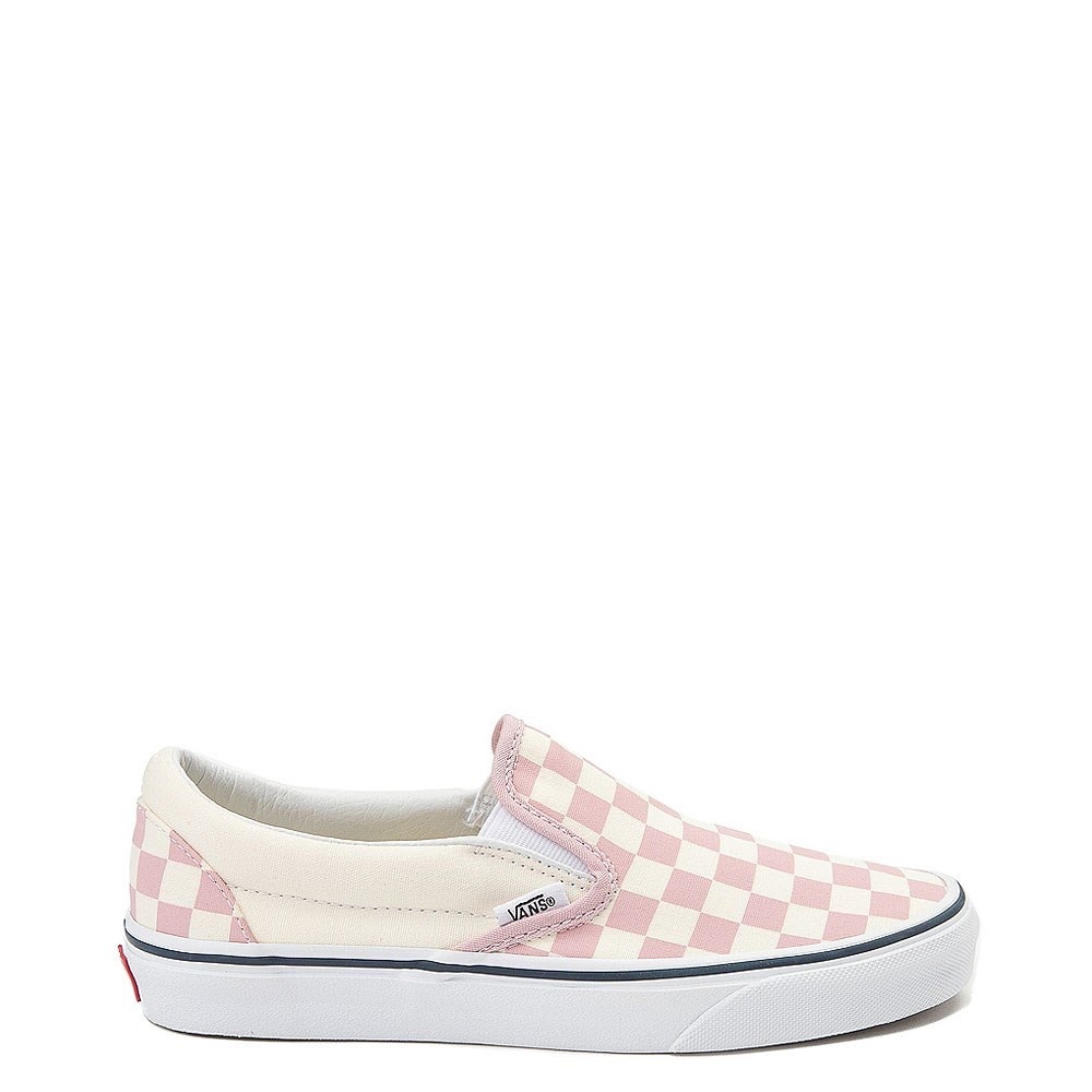 Vans slip on checkerboard zephyr pink